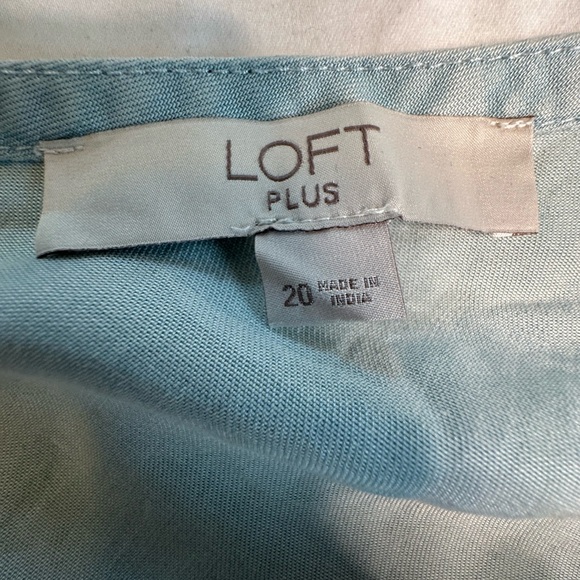 Loft Plus Lyocell Cami Tank Top Blue Size 20W | Soft Lightweight Chambray Look - Picture 4 of 9